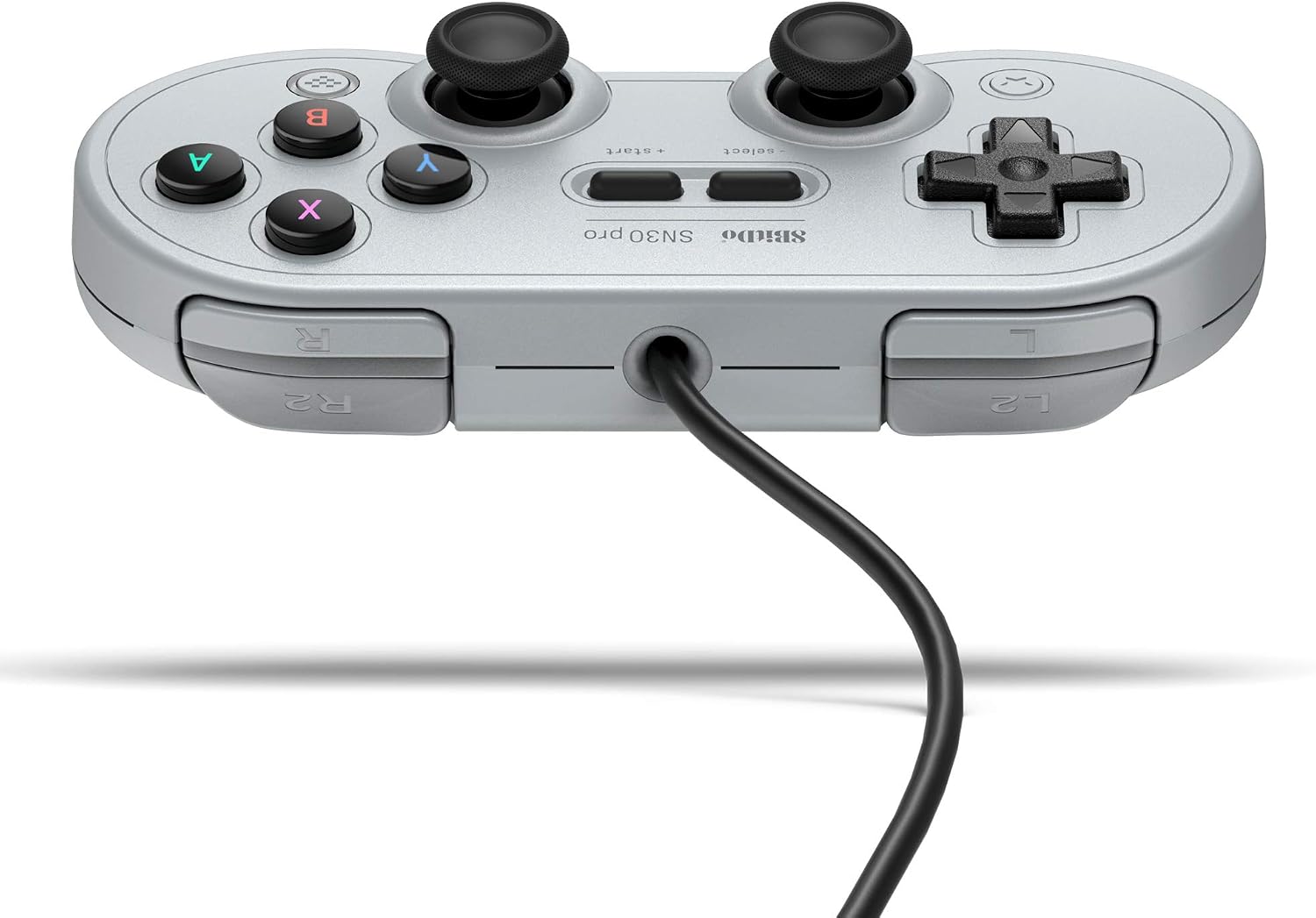 8Bitdo Sn30 Pro USB Wired Gamepad for Switch, Windows & Raspberry Pi(Gray Edition) - Image 5