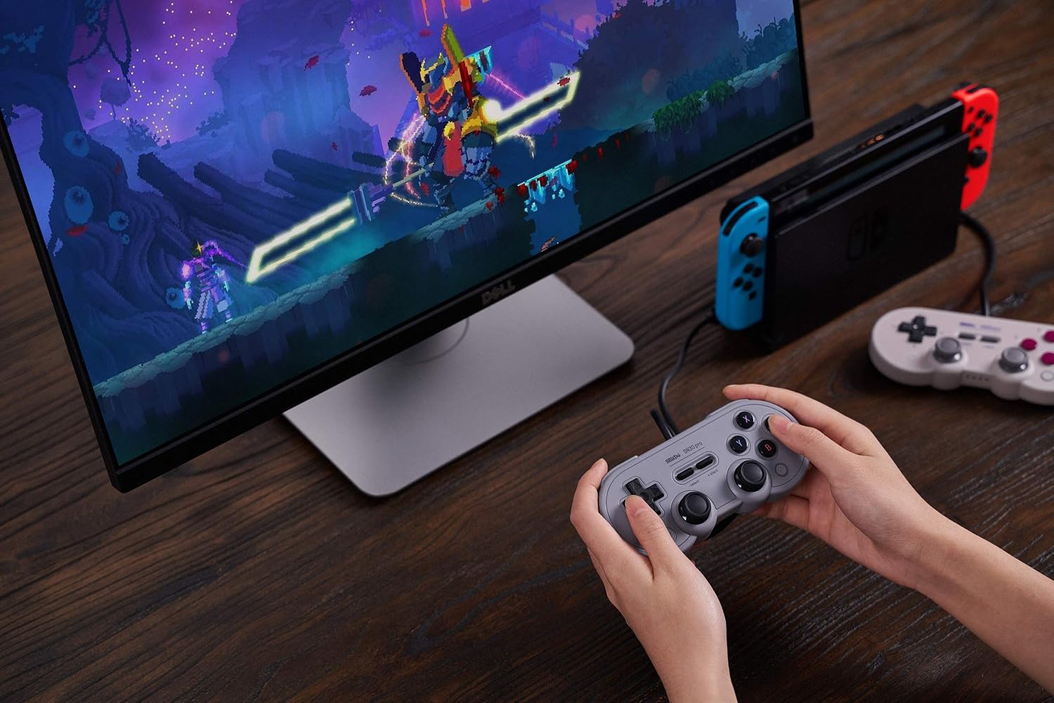 8Bitdo Sn30 Pro USB Wired Gamepad for Switch, Windows & Raspberry Pi(Gray Edition) - Image 8
